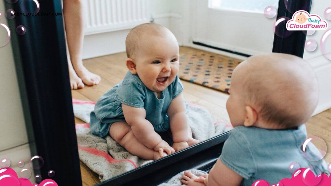 cermin kecil untuk bayi