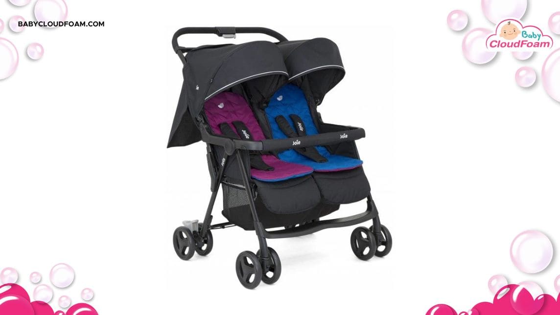 stroller bayi kembar bisa dilepas